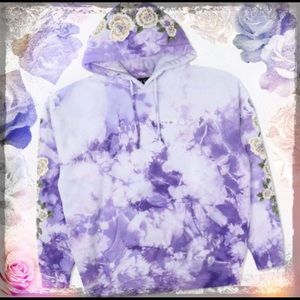 Civil Regime white rose hoodie purple haze